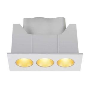 3 Heads 9W LED Recessed Wall Washer Light OSRAM BLX Chip 220V 30 Degree Beam Angle IP20 Aluminum Anti-Glare Spot Light 2700K 3000K 3500K 4000K Ra>90